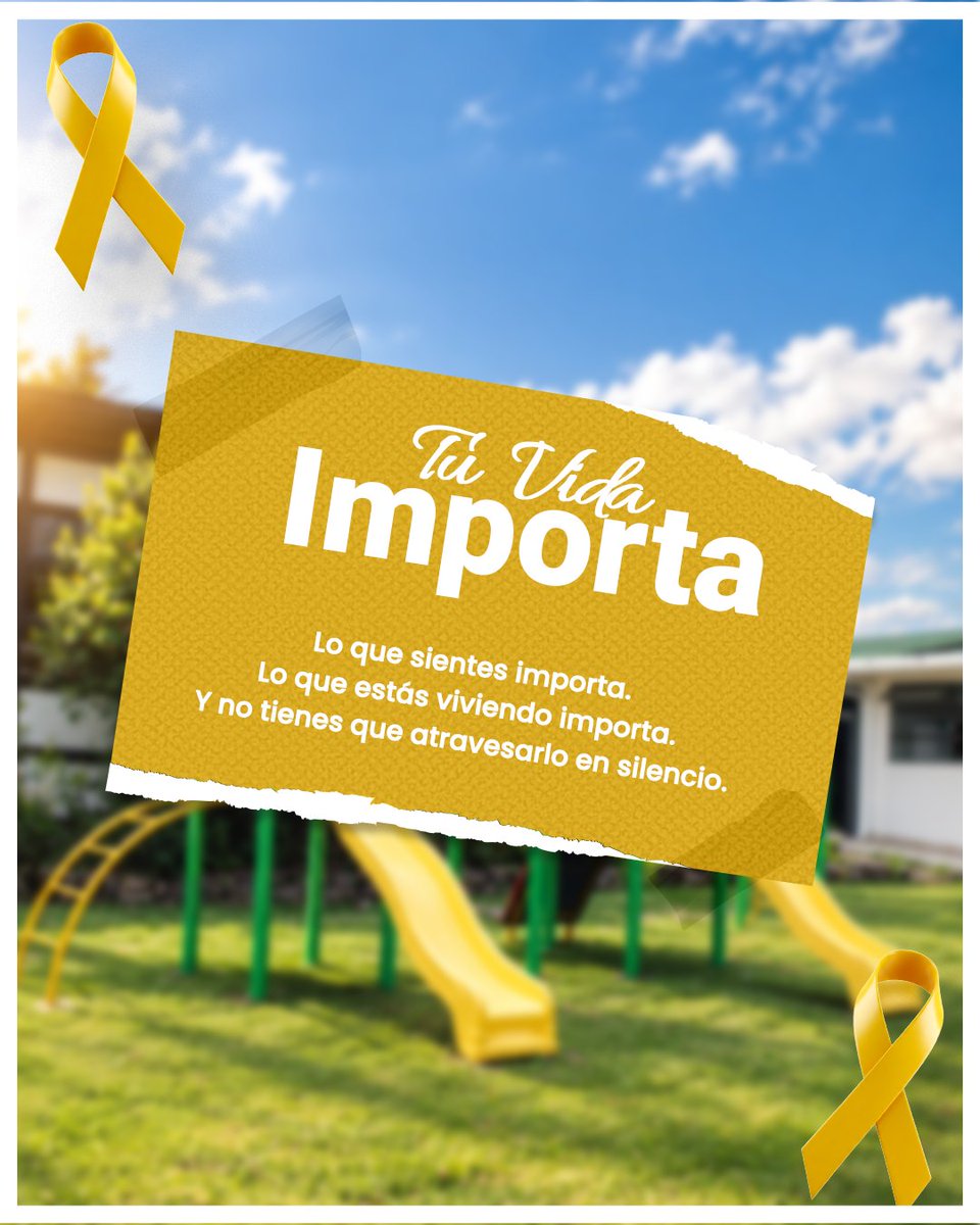 GCGuilford's tweet photo. 💛 Tu vida importa. Este #SeptiembreAmarillo recordamos que escuchar, acompañar y pedir ayuda también son formas de cuidarnos. Si no estás bien, habla. Si alguien no está bien, escúchalo.

#SaludMental https://t.co/8KxIUhjmZY