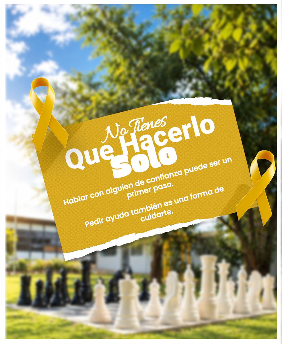 GCGuilford's tweet photo. 💛 Tu vida importa. Este #SeptiembreAmarillo recordamos que escuchar, acompañar y pedir ayuda también son formas de cuidarnos. Si no estás bien, habla. Si alguien no está bien, escúchalo.

#SaludMental https://t.co/8KxIUhjmZY