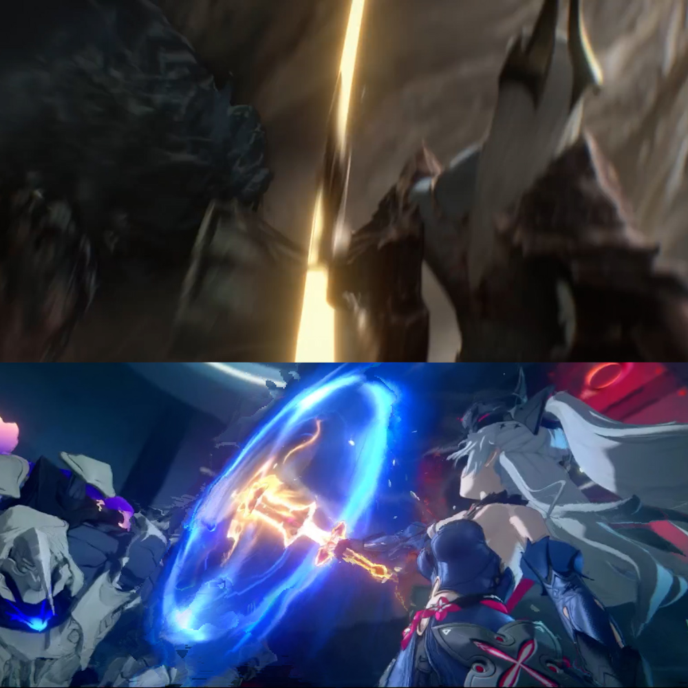 GachaMemesOG's tweet photo. Lindverne slash really reminded me of Zaahen here lmao (is it just me?)      
https://t.co/80pLRxkKPv https://t.co/Gq4irlNkIJ