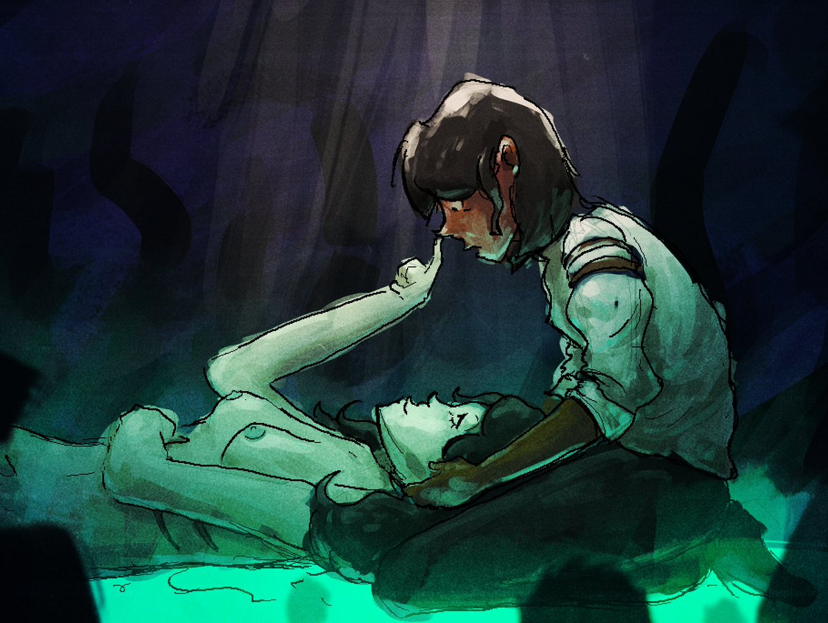 sosigmidnight's tweet photo. fish yuri #thelovers https://t.co/lH2oNj1RO8