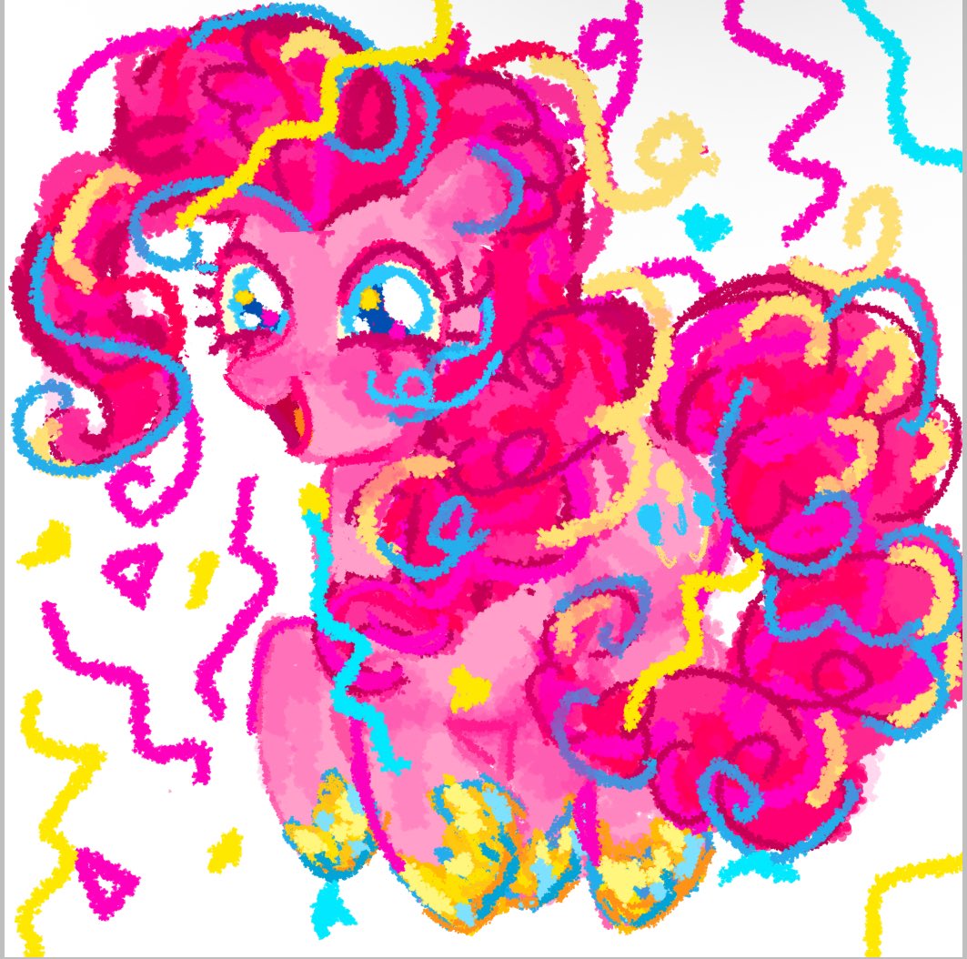 fuglypony's tweet photo. pinkie yay! https://t.co/EgGdmS5N48