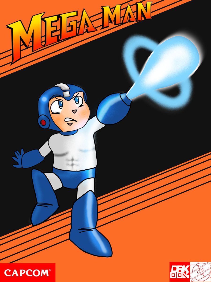 Dadork400's tweet photo. Super Fighting Robot... MEGA MAN! 
#Megaman #Capcom 
#rockman #ロックマン
@CapcomUSA_  @capcom_official @IanJames007 @MegaMan https://t.co/ps6hg7k1gt