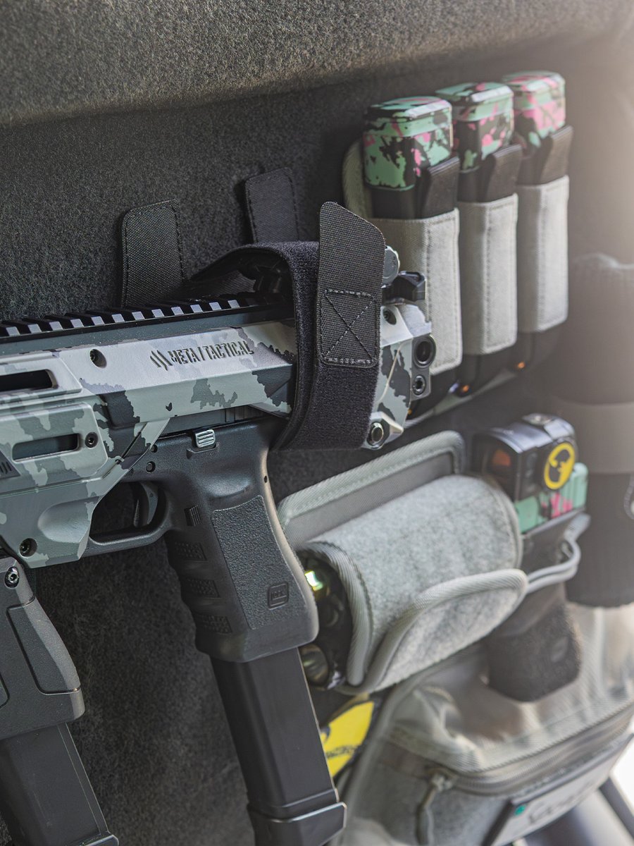 MetaTactical's tweet photo. The @saviorequipment Savior Utility Platform also attaches to the underside of your seat. Making this not just a truck gun but a whole truck load out. 

#metatactical #conversionkit #tacticalgear #rangeday #saviorequipment https://t.co/2G3YbkEWLC