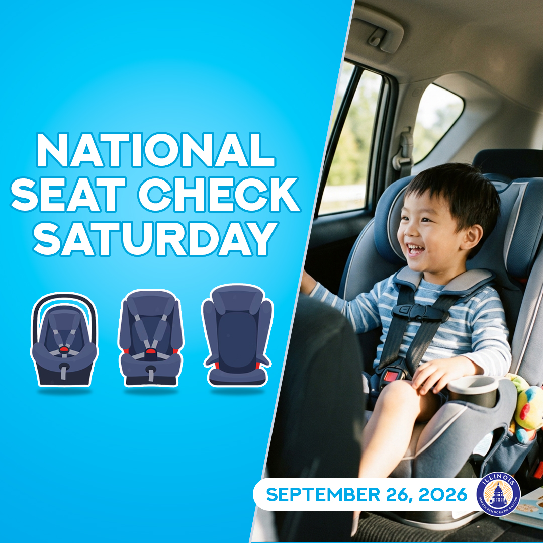 SenatorFine's tweet photo. It’s Seat Check Saturday! Not sure if your child is properly buckled up? Visit BuckleUpIllinois.organd click “Car Seat Safety Check” to see a map of locations near you to ensure car seats are properly secured in your vehicle. https://t.co/3w202xpfU5