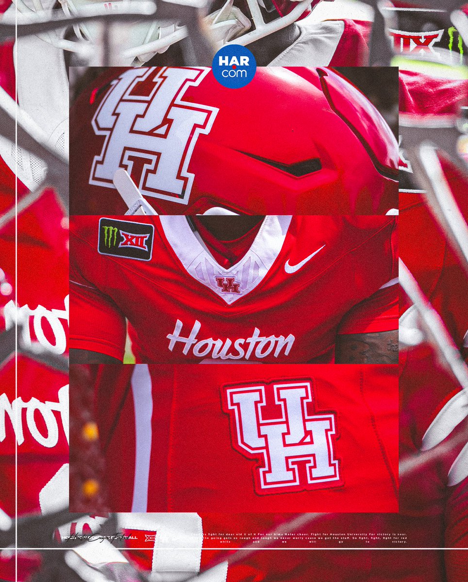 UHCougarFB's tweet photo. All 𝙍𝙀𝘿 for Game 2 🔴🔴🔴

#BuiltByHouston x #GoCoogs https://t.co/fSujNgFI4x