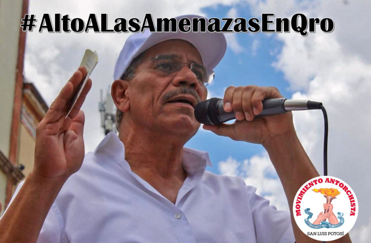 RamiroMHdz's tweet photo. Los Antorchistas potosinos denunciamos las graves amenazas contra nuestro compañero Jerónimo Gurrola Grave, dirigente de Antorcha en Querétaro. Exigimos intervención inmediata del gobierno estatal y federal. #AltoALasAmenazasEnQro https://t.co/0PBog0n53Y