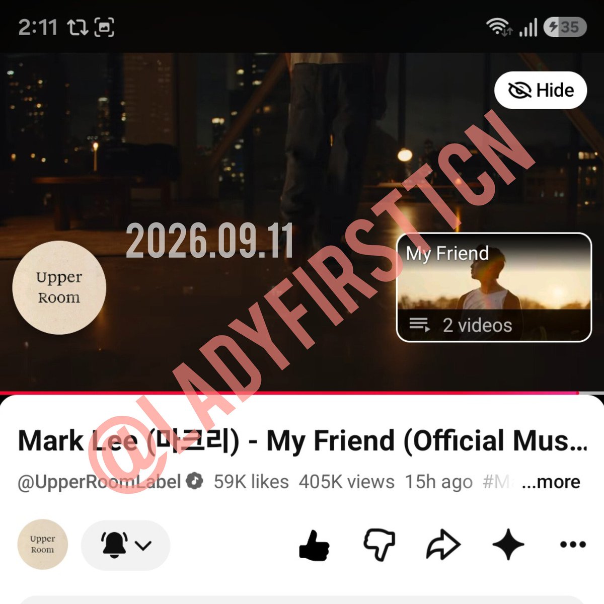ladyfirsttcn's tweet photo. @upperroomlabel #MarkLee #마크리 #MyFriend_MarkLee 
#MyFriend_Streaming https://t.co/V4PO1YTEBO