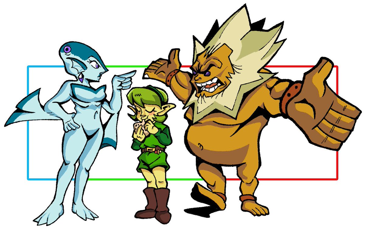 GoopyVivi's tweet photo. my fwiends #ocarinaoftime https://t.co/SFMVYx5XL9