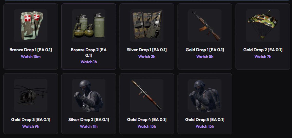 o7walt's tweet photo. Yo! - I have drops for @WARDOGS.

Here's what you can get: 

live now - drops still on whilst we wait! - https://t.co/UiVtYKgtgc

#wardogs https://t.co/WgnWfcJXvn