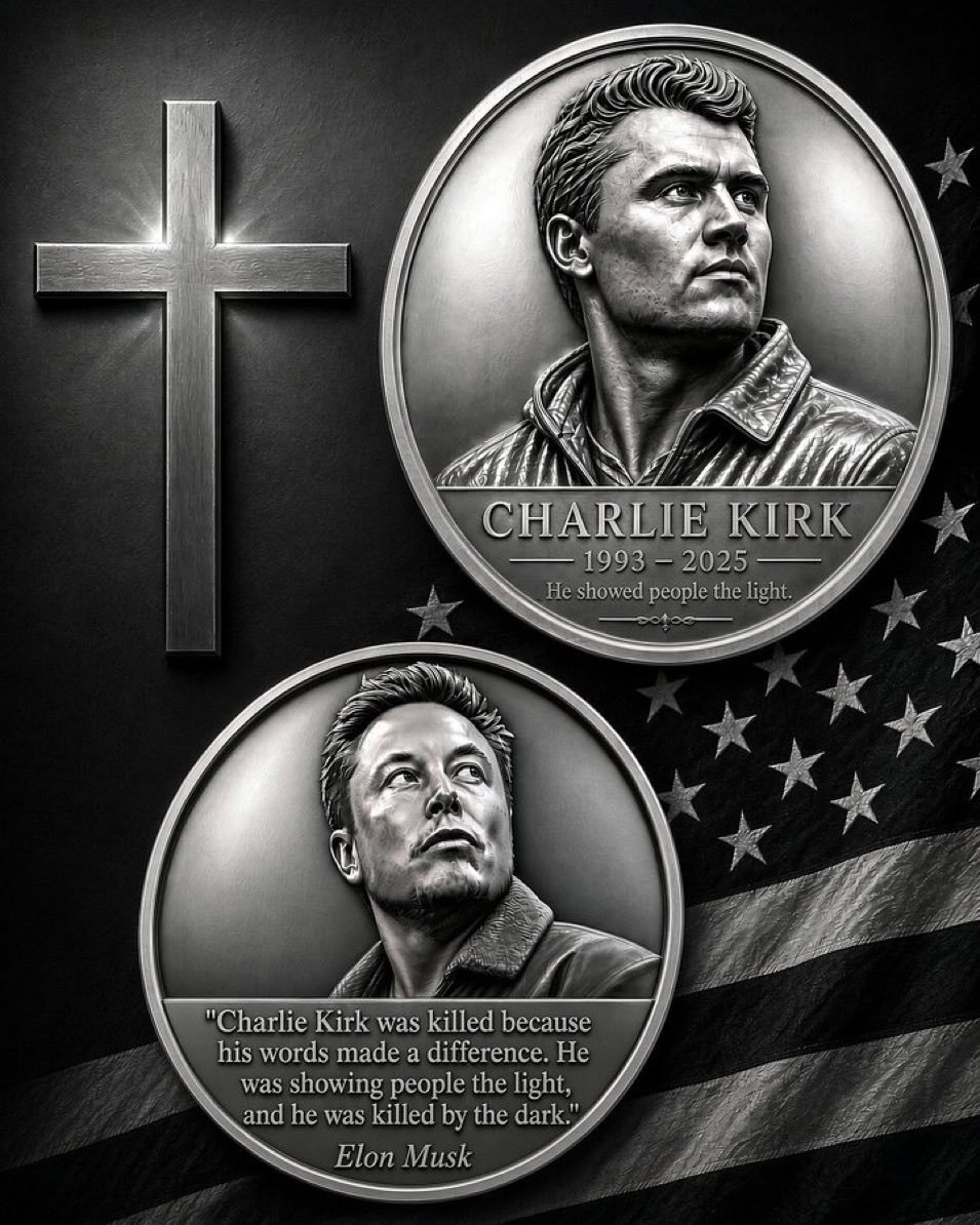 PulseLeaksQ's tweet photo. One year ago, we tragically lost a fearless patriot. A champion for freedom and for our country. 

Charlie Kirk changed the course of American history. His courage, conviction, and love of country will never be forgotten. ❤️

"Well done, good and faithful servant"

FOLLOW ME, THE NEXT DROP WILL BE SHOCKING