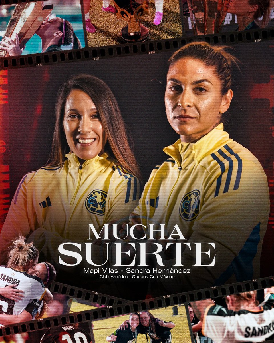 PIOFCFemenil's tweet photo. Este sábado, Mapi Vilas y Sandra Hernández se estrenarán en la Queens Cup México junto al Club América 🦅

Les deseamos toda la suerte del mundo y esperamos que disfruten al máximo de esta nueva experiencia 🤍 https://t.co/wYTB8qrvMb