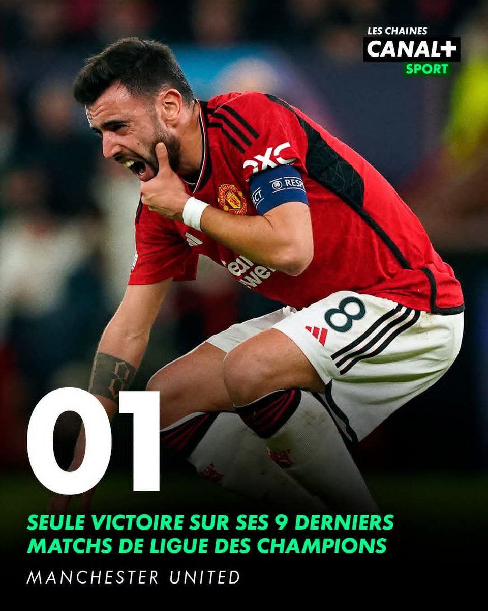 DjengoueR's tweet photo. La dernière victoire des Red Devils en #LDC remonte au 24 octobre 2023, face à Copenhague (1-0) 😬

- 5 défaites et 3 nuls en 9 matchs 😵

Carrick et ses hommes vont-ils renouer avec la victoire face à Sabah ce soir ? 👀 https://t.co/zhgCUo2EB1