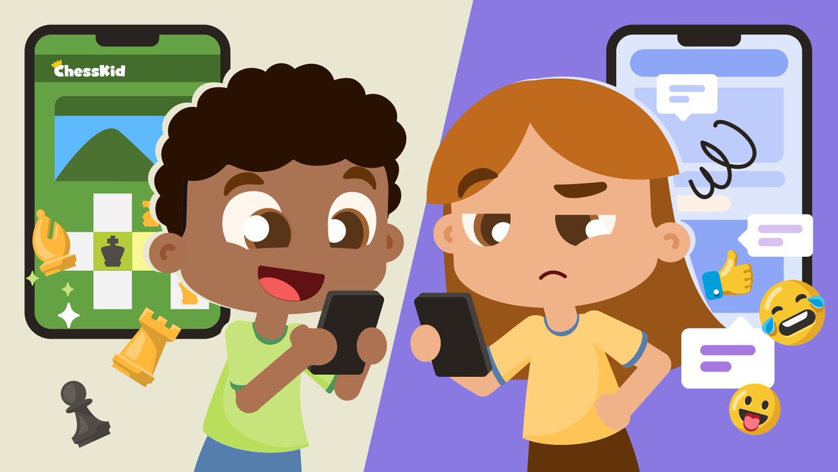 ChessKidcom's tweet photo. The first article of our Did You Know series is out now! 🌟

The topic: screen time for kids - what the research REALLY says 🧐

Link in reply! https://t.co/m8S42F0ydn