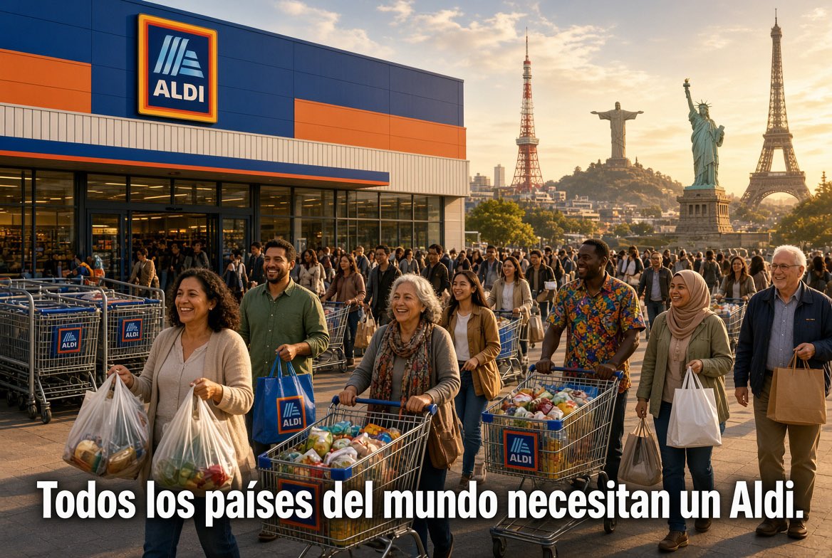 DonAlbert_Real's tweet photo. Todos los países del mundo necesitan un Aldi. https://t.co/maFZnxtmwA