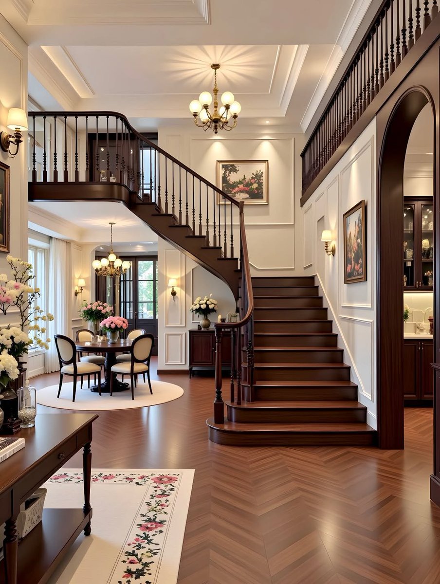 Aurielle007s's tweet photo. Houses like this will always be my favorite 
Elegant ,clean , beautiful and luxury https://t.co/UDmqCYRmPv