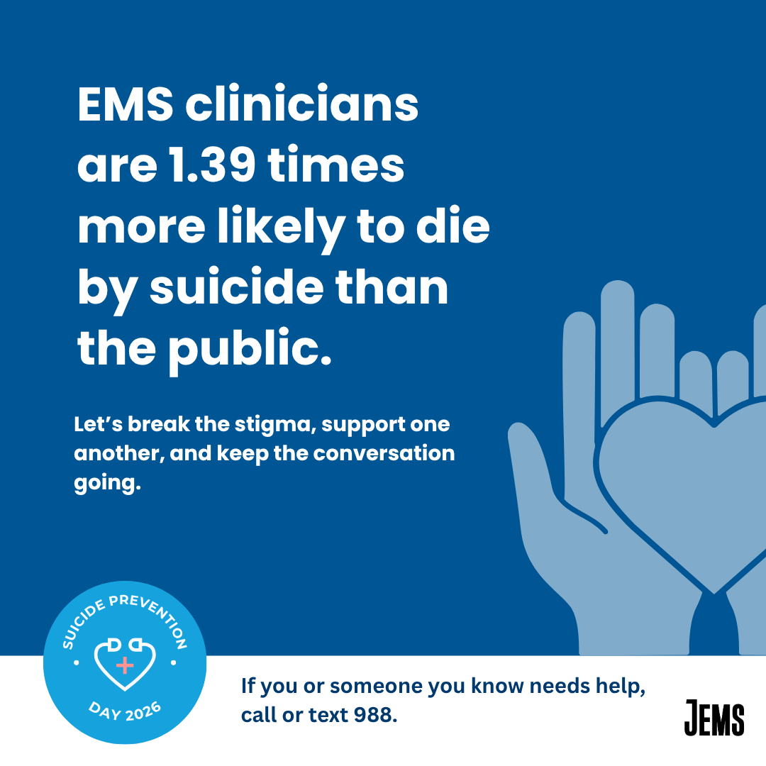 jemsconnect's tweet photo. Today is World Suicide Prevention Day.
Please reach out if you need resources; you're not alone. https://t.co/9BFa6KHHua