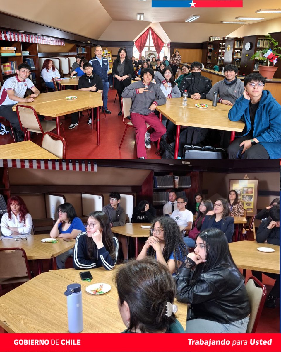 SEC_cl's tweet photo. 🎓 La Superintendenta de Electricidad y Combustibles participó en un diálogo ciudadano con estudiantes del Colegio CEAT-Liceo Mauricio Hochschild de San Pedro de la Paz, donde conversaron sobre STEM y género, promoviendo una mayor participación de mujeres en estas áreas.

#SECChile #STEM #MujeresSTEM #Género