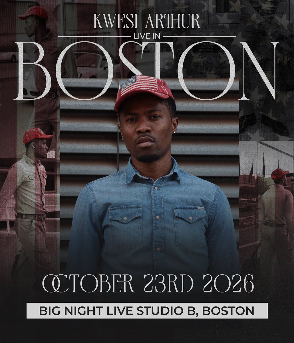 KWESIARTHUR_'s tweet photo. Boston, MA, Catch me outside! 

Get your tickets here: https://t.co/eA83ushqNZ https://t.co/ToC0GM1k7U
