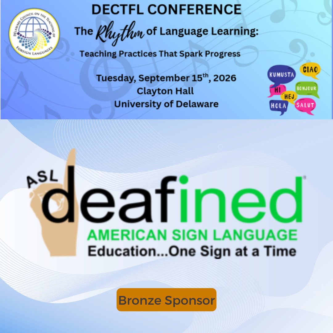 DECTFL's tweet photo. Thank you to our Bronze Sponsor ASLdeafined @ASLdeafined 

https://t.co/nv0Y1HPQGf 
#dectfl26 https://t.co/WzWXyUTQgf
