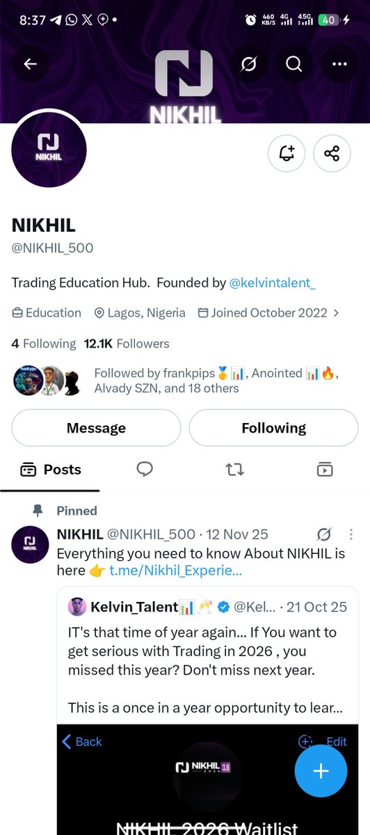 SaniAdamu101's tweet photo. @Kelvintalent_ @NIKHIL_500 @Techriztm @Keochanga_ Done may luck locate me. https://t.co/dAXv701M9B