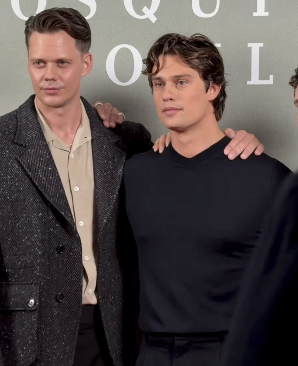 GGWHOO's tweet photo. Nicholas Galitzine and Bill Skarsgård helloo? https://t.co/KRP1tA09id