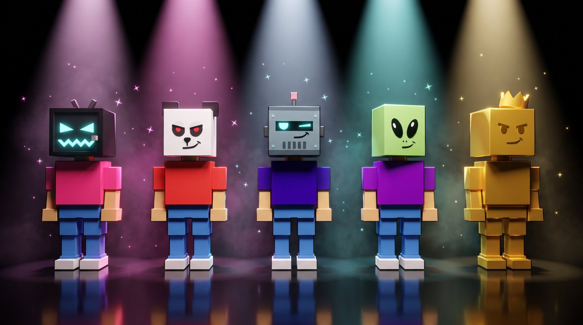 Busted_NFT's tweet photo. TV head. Panda. Robot. Alien. Pure gold.

Traits, rarity and image, all rolled and drawn by the contract itself. https://t.co/IvPXySSxQq