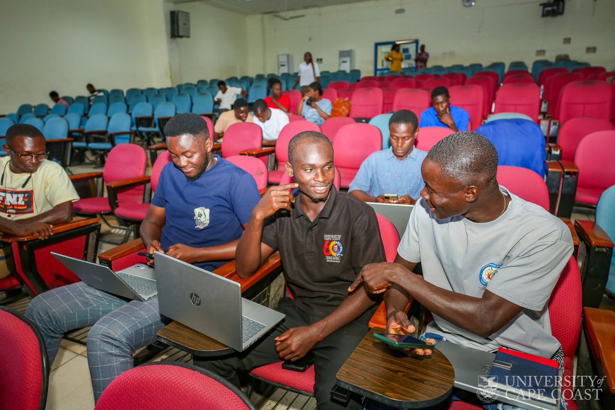 TAGDev_UCC's tweet photo. Day 4|

Dr. Maame Gyamfua Asante-Mensah shared practical AI applications for learning, research, creativity, innovation &amp; productivity.  

Dr. Serwaa Adu-Gyamfi led a session on emotional well-being, resilience, healthy relationships, and coping with challenges. https://t.co/uqTRWXxRbb