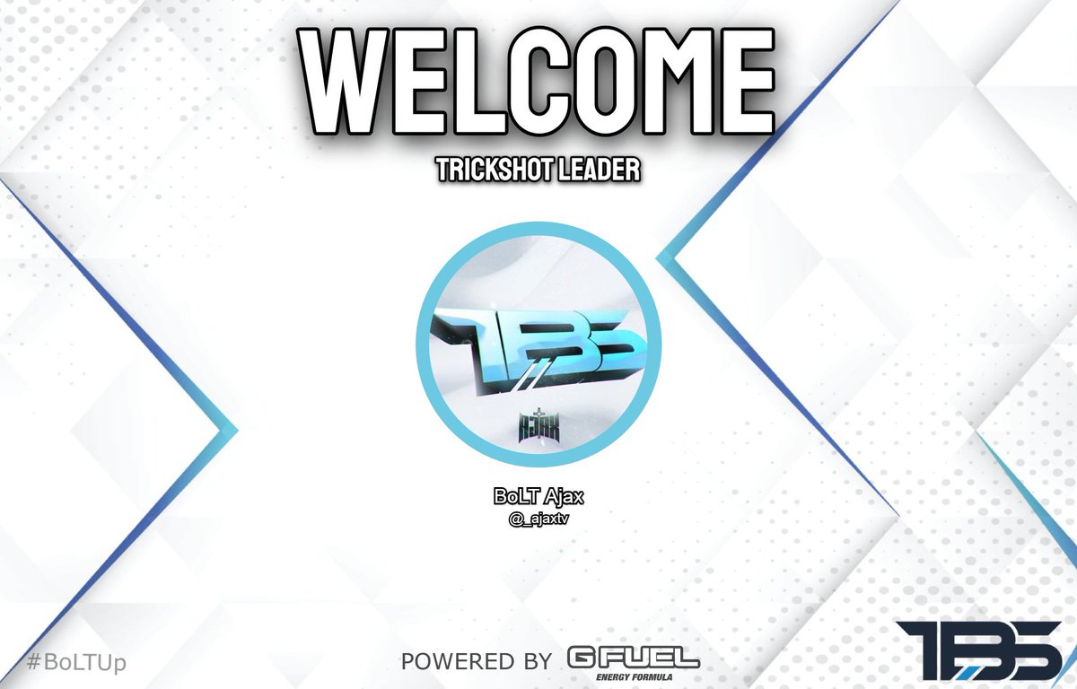 TeamBoLTSnipers's tweet photo. Please join us in welcoming BoLT Ajax as our newest addition to BoLT leadership!

👤 - @_AjaxTV 

⚡️ | #BoLTUp https://t.co/KI01PAyKfb