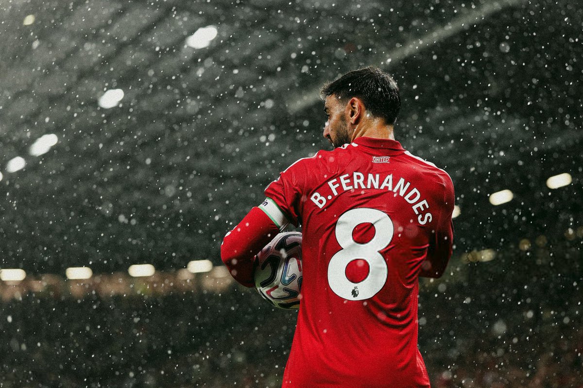 FabrizioRomano's tweet photo. 🔴8️⃣ Bruno Fernandes scores and reaches 8 Champions League career goals. 🇵🇹 https://t.co/J65XsO3cwo