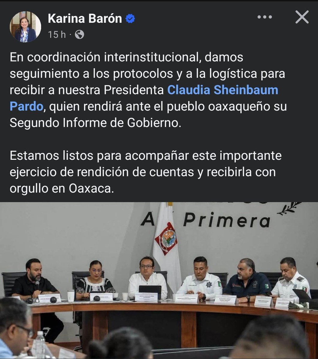 n_caballer0's tweet photo. @KarinaBaronO promocionando el acarreo de Godínez durante jornada laboral para ir a aplaudirle a @Claudiashein ya están las listas del @SESESP_GobOax con fricos y tortas, para que no se quejen y el que no vaya ya se la sabe. @jesusromerooax @salomonj #Oaxaca https://t.co/U2CEpSD3ao