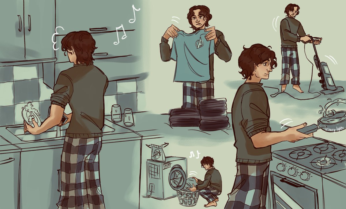 stary_lights's tweet photo. my housewife (bob) taking care of the house while i (thunderbolts) am working (on a mission) https://t.co/fIhgfs4Ixf