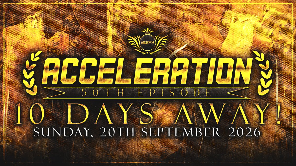 Velocity_RW's tweet photo. 10 DAYS AWAY.
#ACCELERATION50 https://t.co/MExxli0dFz
