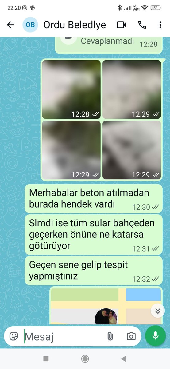 Mantistr's tweet photo. Başkanım Beton atılmadan önce hendek olan bahçemize sular basıyor. Geçen sene yazın belediyede dosya açıldı üstüne whatsapp yazışmaları mevcut bu yaz da kimse gelmedi ilgilenmedi gereğinin yapılmasını arz ederiz. @ulasbaskan @altinordu_bld https://t.co/SScSvwTAiq