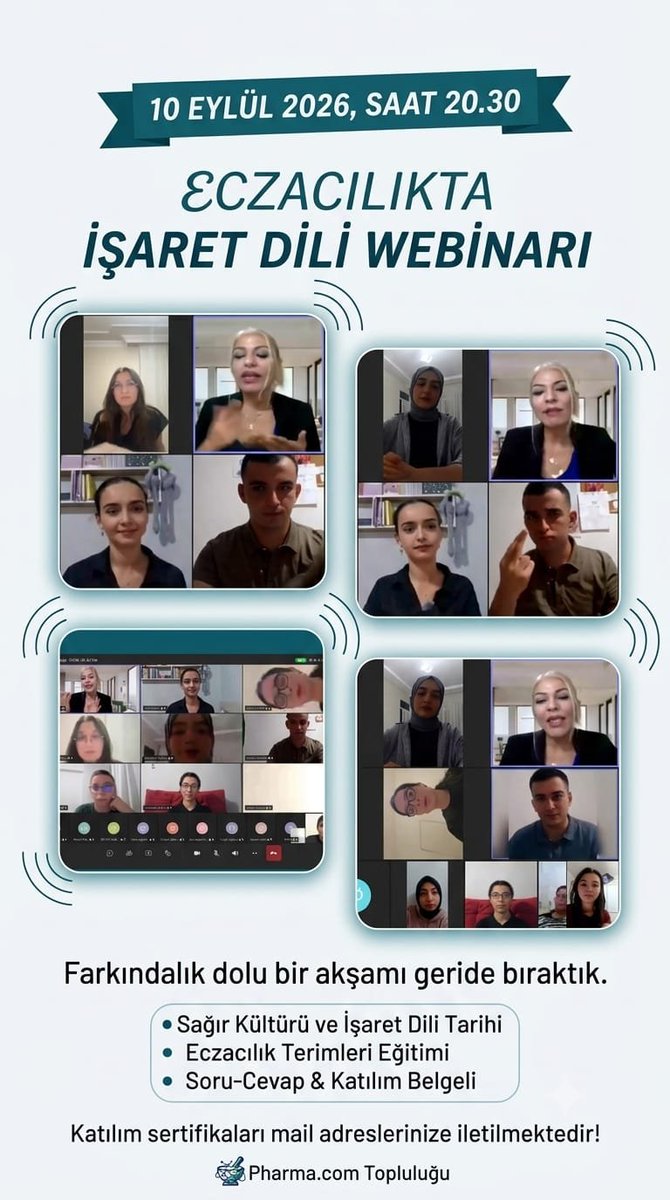 pharmacom26's tweet photo. https://t.co/4SeJsLv7sH ailesi olarak "Eczacılıkta İşaret Dili" adlı sunumumuzda bizlerle beraber olan Sayın Hüseyin Görücü'ye çok teşekkür ederiz.

#PharmaCom #İşaretDili #Eczacılık https://t.co/6GXJzsh44G