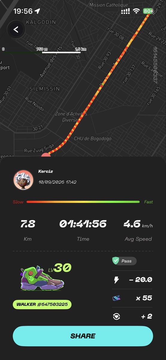 erickzongo's tweet photo. #STEPNEMBER5

Day ELEVEN
 @Stepnofficial @STEPNeur @CioSilv @KleberSTEPN @TatsianaSTEPN @STEP_iN_CRYPTO https://t.co/d3tG9rEk88