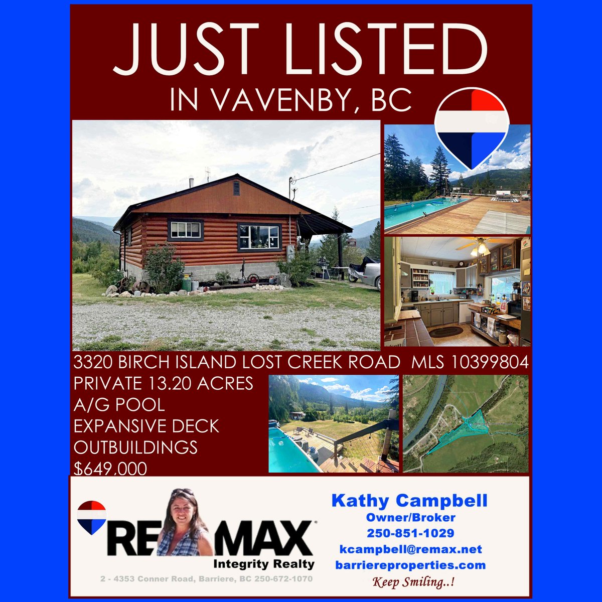 ReMaxBarriere's tweet photo. PRIVACY ACREAGE, A/G POOL, DET WORKSHOP!
3320 BIRCH ISLAND LOST CREEK ROAD, VAVENB Y ~ $649,000
https://t.co/m2JFfFrjP1 https://t.co/4cYkYXMjz3