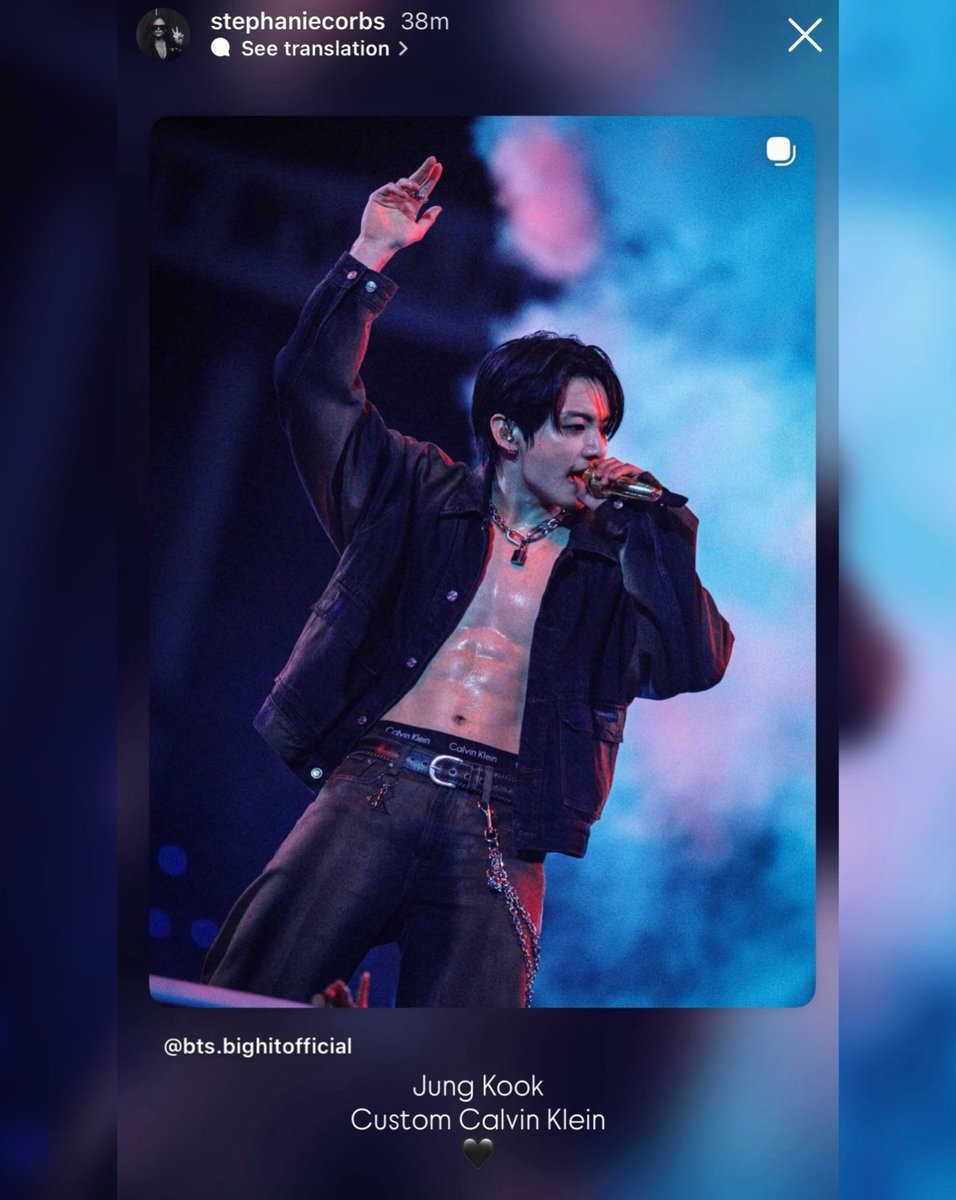 Giulia96080943's tweet photo. Stephanie Corbett, Senior Manager of Global Design VIP + Special Projects Studio at Calvin Klein, shared a picture of Jungkook in a custom Calvin Klein outfit 
"Jung Kook Custom Calvin Klein"

https://t.co/2anIp34EKw https://t.co/YT4ttmYkwB