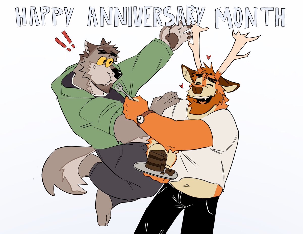 anomaleee_'s tweet photo. Let's ignore the chocolate cake

#furryart https://t.co/EYWIKFp7eM