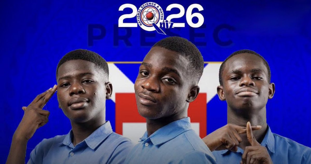 cdrafrica's tweet photo. Presbyterian Boys’ Secondary School (PRESEC-Legon) has been crowned champion of the 2026 National Science and Maths Quiz, securing a historic ninth title after a thrilling grand finale comeback. https://t.co/IvzYQ9t3mR