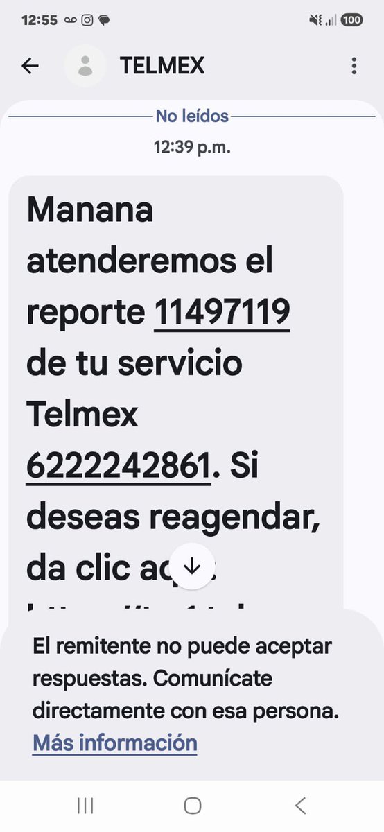 EC0717's tweet photo. @TELMEXSoluciona @Telmex @infinitum Asi se la llevan, puro mañana y mañana,  pésimo servicio!! https://t.co/ue6vQ6ZG5h