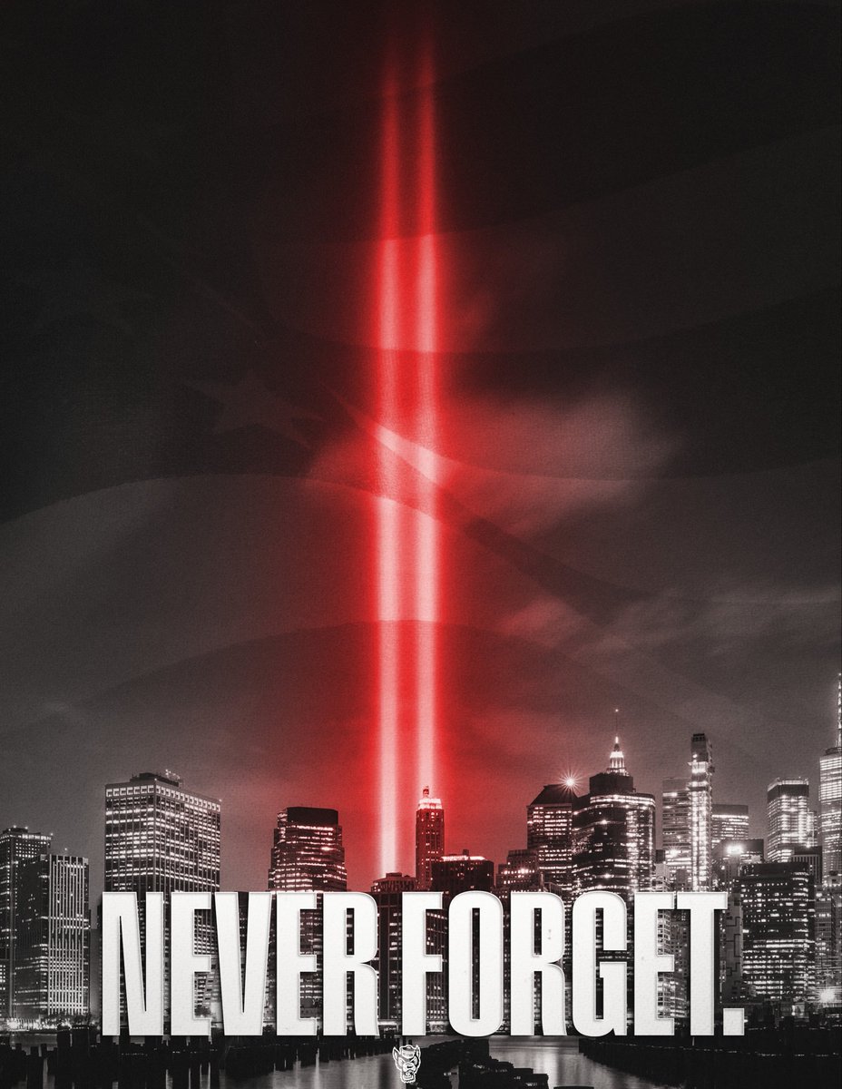 PackFootball's tweet photo. 25 years since 9/11. Never Forgotten 🇺🇸 https://t.co/QQ239kF8dM