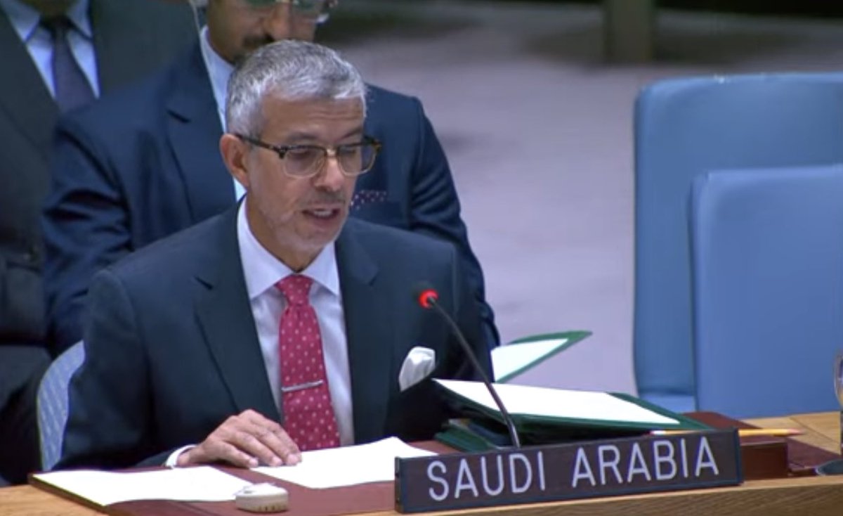 tmrrah9's tweet photo. الان ، بدء كلمة ممثل السعودية 🇸🇦 في مجلس الامن ، 

بنشر الملخص بعد قليل: https://t.co/8gIIZeEu8H