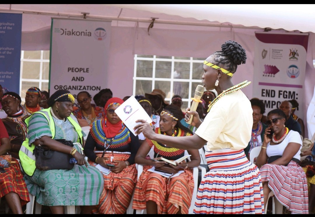 KaramojaWomen's tweet photo. During #KaramojaCulturalEvent2026 Women dialogue, women of Karamoja are demanding action: stop mercury poisoning in mining sites, end land grabbing and ensure tourism benefits local enterpreneur. #Advocacy #KaramojaCulturalEvent2026 https://t.co/fIhgjQOkfj