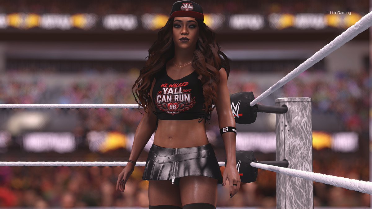iLLite_Gaming's tweet photo. #WWE2K26 WIP Update @VIX_CROW 🦊 Promo Gear
@NikkiAndBrie T-Shirt Design: @iLLite_Gaming
#iLLiteGaming #AliciaFox #TeamBella https://t.co/XfTFjuhvyw