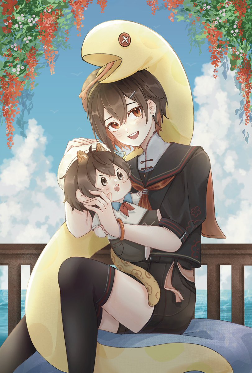 ara_lolipop's tweet photo. Little sailor Yakumo 🌴✨

#NUカーニバル #NUcarnival #新世界狂歡 https://t.co/2pMBCYZRMZ