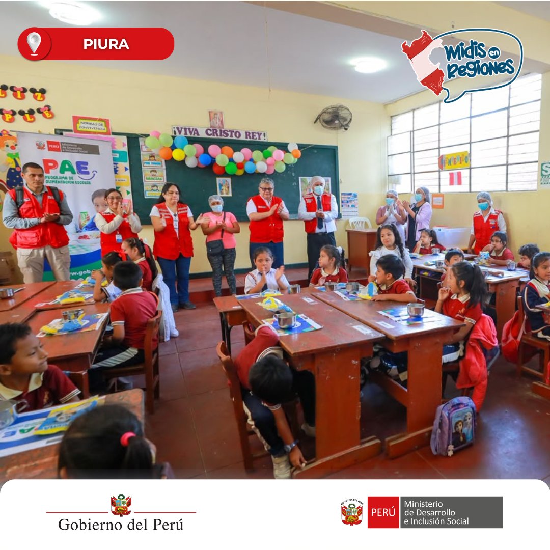 MidisPeru's tweet photo. 📍 #MidisEnRegiones estuvo en #Piura para supervisar nuestros servicios y avanzar en las acciones frente al Fenómeno El Niño y la anemia. 🇵🇪

🏫 Verificamos la atención alimentaria en la I.E. 14011 Nuestra Señora del Pilar y articulamos con autoridades y nuestros equipos las medidas para mantener la atención ante posibles emergencias.

💙 Estar en campo nos permite anticiparnos a los riesgos y cuidar que nuestros servicios continúen llegando a quienes los necesitan.

#MidisEnAcción #ElNiño #Anemia