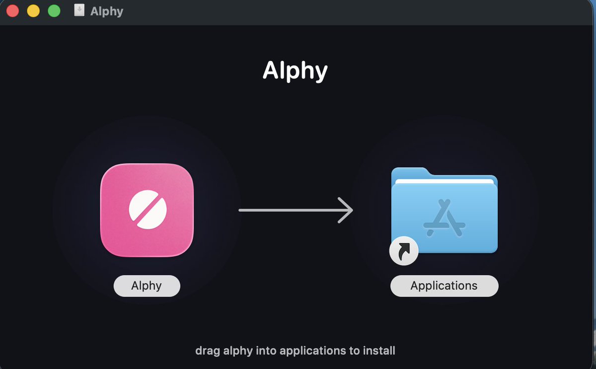 bysumer03's tweet photo. putting out a new update later with this restyled DMG (for ease of installation for people that haven't installed a MacOS app through a DMG before) + fixing the onboarding tutorial bugs that you might've noticed in the video yesterday https://t.co/zmYSGskMkO