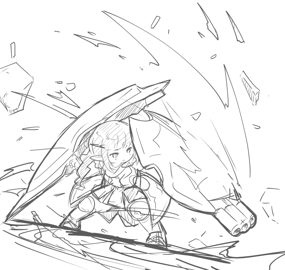 Shelldy_h's tweet photo. おはララスケッチ
バスティオンララちゃん https://t.co/EUCfhR6n5N