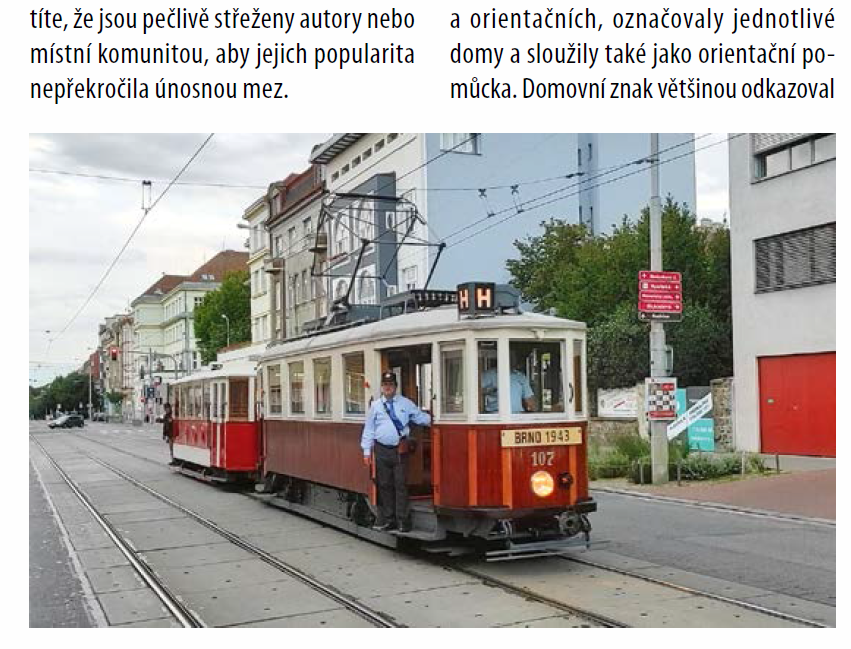 alanbutschek's tweet photo. V zářiovém čísle Šalina (https://t.co/JVgShMZ9vT) je k článku o domovním znamení použita fotky naší "ledárny" č. 107 s pózující mojí maličkostí. Fotografie je to kuriozní - jedeme totiž z tehdejší akce Streetparty po levé koleji v protisměru z Lidické až do vozovny Medlánky 🚋 https://t.co/KsLyySFzwX