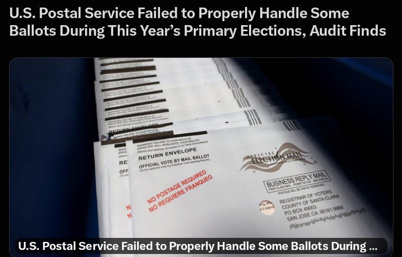MrSpiritsRaven's tweet photo. The #USPostalService is Complicit in FIXING #ElectionDayResults BY Fรผรkรญรฑ UP Election Results LIKE THIS.
๐๐ฟ๐๐ฟ๐๐ฟ๐๐ฟ๐๐ฟ๐๐ฟ๐๐ฟ๐๐ฟ https://t.co/DrkIRXWGOR